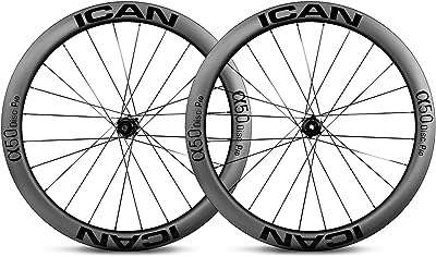 Paire de roues de vélo de route en carbone ican à disque 50. DIAYTAR COTE D'IVOIRE  - la boutique en ligne par excellence pour des achats malins. Explorez notre gamme complète de produits discount, allant des indispensables pour la maison à la dernière technologie, sans oublier les dernières tendances mode. Économisez gros en achetant intelligemment avec nous.