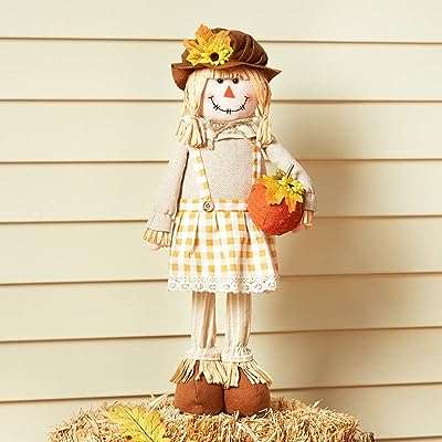 Collection d'épouvantails lakeside harvest halloween décor de figurines d'automne fille. Parcourez DIAYTAR COTE D'IVOIRE, votre plateforme en ligne incontournable pour l'achat de produits discount. Que vous recherchiez des articles pour votre maison, des outils électroniques ou des accessoires de mode, nous avons tout ce qu'il vous faut à des prix incroyables, sans compromettre la qualité.