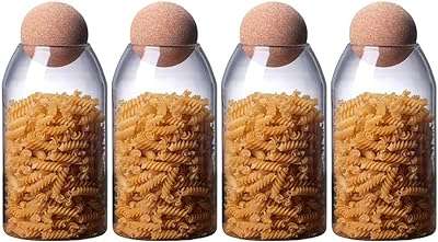 Bocaux de conservation alimentaire en verre avec couvercle hermétique en liège lot. Découvrez DIAYTAR COTE D'IVOIRE  et profitez de notre sélection exceptionnelle de produits discount à des prix imbattables. Que vous recherchiez des appareils électroménagers de qualité, des gadgets high-tech dernier cri ou des accessoires de mode à petit prix, vous trouverez tout cela dans notre boutique en ligne.