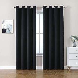 Jzs 2 pièces rideau occultant d'isolation thermique de couleur unie pour chambre et salon. DIAYTAR COTE D'IVOIRE  - Votre fournisseur en ligne pour des produits de qualité à des prix discount. Explorez notre boutique en ligne pour trouver des offres incroyables sur des articles allant des accessoires de mode aux appareils électroniques, en passant par les produits de jardinage et les jouets pour enfants.
