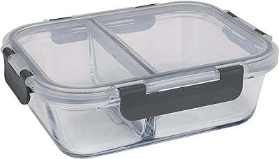 Boîte à bento en verre royalford de 1 000 ml passe au micro ondes. Plongez dans l'univers des bonnes affaires avec DIAYTAR COTE D'IVOIRE  ! Notre boutique en ligne vous propose une sélection de produits discount dans différents domaines, allant des indispensables de la maison aux dernières tendances en matière de mode et de technologie. Naviguez à travers notre catalogue et profitez d'offres à ne pas manquer.
