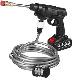 Timmycare 48v 25000mah 30 bar lave auto haute pression sans fil avec pistolet. DIAYTAR COTE D'IVOIRE  vous offre un large choix de produits discount, allant des appareils électroménagers dernier cri aux vêtements à la mode en passant par les gadgets les plus innovants. Faites vos achats en ligne en toute simplicité et bénéficiez de prix avantageux pour équiper votre maison avec style, sans vous ruiner.