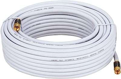 Cables direct online câble coaxial rg6 de 15 pieds câble avec extrémité. DIAYTAR COTE D'IVOIRE  - votre partenaire discount pour une vie plus abordable. Nous vous présentons une vaste sélection de produits de qualité à des prix imbattables, allant de l'électroménager performant aux articles de mode élégants. Achetez malin avec nous et réalisez d'importantes économies.
