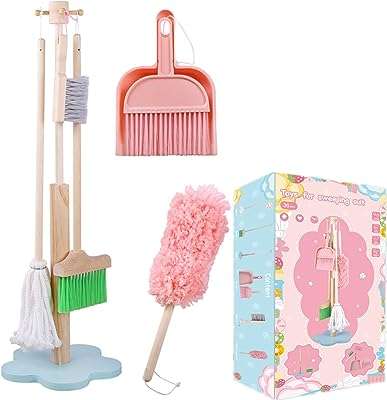 Am anna kids ensemble de jouets de nettoyage pour enfants kit balai 7 pièces les tout petits. Plongez dans l'univers des bonnes affaires avec DIAYTAR COTE D'IVOIRE  ! Notre boutique en ligne vous propose une sélection de produits discount dans différents domaines, allant des indispensables de la maison aux dernières tendances en matière de mode et de technologie. Naviguez à travers notre catalogue et profitez d'offres à ne pas manquer.
