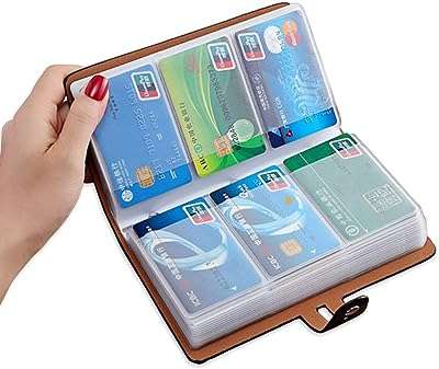 Porte carte de crédit avec blocage rfid organisateur de cartes de visite en cuir avec 96 emplacements pour cartes. Besoin de renouveler votre garde-robe sans vous ruiner ? Faites un tour sur DIAYTAR COTE D'IVOIRE, votre boutique en ligne discount incontournable pour la mode à petits prix ! De la dernière tendance aux vêtements basiques, nous vous proposons un large choix pour tous les styles et toutes les tailles. Ne sacrifiez plus votre budget pour rester à la pointe de la mode !