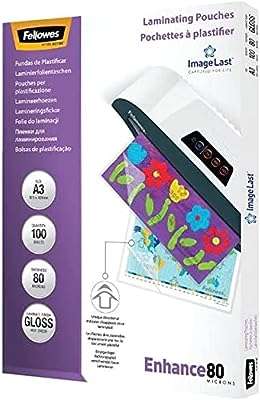 Sacs de plastification fellows a3 brillants 160 microns (2 x 80 microns) avec marque. DIAYTAR COTE D'IVOIRE, votre destination shopping en ligne inégalée. Avec une variété étendue de produits discount pour la maison, l'électroménager, l'informatique, la mode et les gadgets, vous pouvez vous attendre à des offres exceptionnelles et à des économies considérables, tout en bénéficiant d'une expérience de shopping pratique et personnalisée.