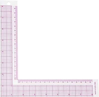 Règle carrée en plastique en forme de l pour mesure de couture professionnelle. Faites des économies considérables sur tous vos achats en ligne avec DIAYTAR COTE D'IVOIRE . Notre boutique en ligne vous propose une variété de produits discount, allant des équipements informatiques aux vêtements tendance, en passant par les accessoires pour la maison et les appareils ménagers.