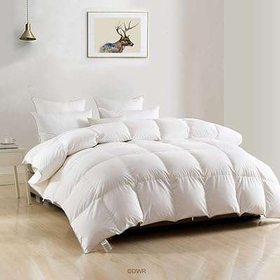 Couette de luxe en duvet d'oie dwr pour très grand lit. DIAYTAR COTE D'IVOIRE  - Votre guichet unique pour des achats discount en ligne. Découvrez notre catalogue diversifié regorgeant de produits pour la maison, l'électroménager, l'informatique, la mode et les gadgets, le tout à des prix avantageux. Naviguez facilement sur notre site convivial et trouvez les meilleures offres pour vos besoins du quotidien.