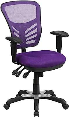 Flash furniture chaise pivotante de bureau ergonomique multifonctionnelle en maille violette avec bras. DIAYTAR COTE D'IVOIRE, votre destination en ligne pour des produits discount de qualité. Avec notre large choix de produits allant de la maison à la technologie, en passant par la mode et les gadgets, vous êtes assuré de trouver tout ce dont vous avez besoin à des prix défiant toute concurrence.
