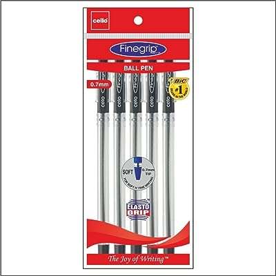 Stylo à bille cello fine grip bleu paquet de 5. DIAYTAR COTE D'IVOIRE  vous offre un large choix de produits discount, allant des appareils électroménagers dernier cri aux vêtements à la mode en passant par les gadgets les plus innovants. Faites vos achats en ligne en toute simplicité et bénéficiez de prix avantageux pour équiper votre maison avec style, sans vous ruiner.