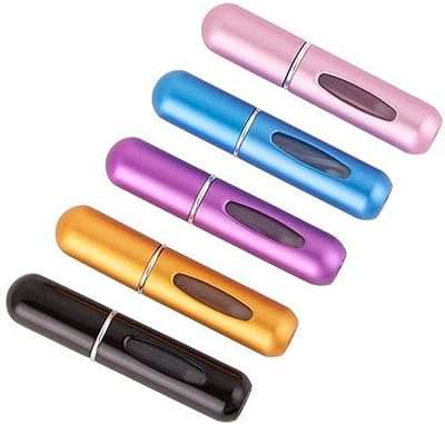 Coffret de parfum 5 pièces petits flacons atomiseur rechargeables de voyage. Rencontrez les bonnes affaires chez DIAYTAR COTE D'IVOIRE  – votre destination en ligne pour des produits discount pour tous les aspects de votre vie. Découvrez notre sélection variée d'articles pour la maison, allant des appareils électroménagers indispensables aux éléments décoratifs élégants. Restez connecté avec notre gamme d'appareils informatiques à prix imbattables, et ravivez votre style avec des vêtements et accessoires tendance à petit prix. Faites des économies tout en obtenant la qualité que vous méritez !