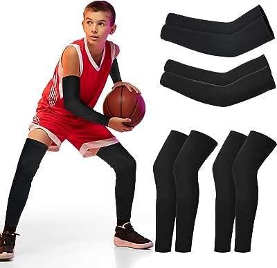 4 paires de manchons de mollet pour enfants compression de bras pour jeunes jambes. Ne cherchez plus ailleurs, DIAYTAR COTE D'IVOIRE  vous offre le meilleur choix de produits discount en ligne. Avec notre assortiment varié et nos prix compétitifs, vous trouverez tout ce dont vous avez besoin pour la maison, l'électronique, l'informatique et la mode. Faites des économies tout en faisant des achats intelligents.