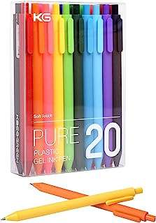 Stylos à encre gel rétractables 20 couleurs assorties. Ne payez pas plus cher pour vos achats ! DIAYTAR COTE D'IVOIRE  propose une sélection de produits discount pour tous les budgets, allant de la maison à l'électroménager en passant par l'informatique, la mode et les gadgets. Faites des économies sans compromis sur la qualité !