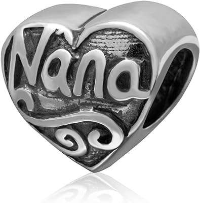 Charm nana en argent sterling 925 en forme de cœur perle grand mère adaptée au bracelet. Découvrez DIAYTAR COTE D'IVOIRE, votre destination en ligne pour des produits discount de qualité supérieure. Achetez des articles de maison, des appareils électroménagers, des équipements informatiques, des vêtements tendance et des gadgets innovants, le tout à des prix abordables qui ne vous feront pas perdre le sommeil.