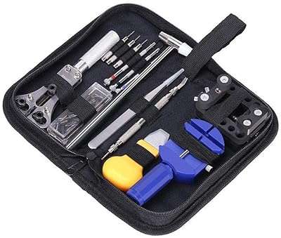 Kit d'outils de réparation de fixation et de connexion de montres à maillons de montre. DIAYTAR COTE D'IVOIRE, votre destination shopping pour des réductions imbattables ! Parcourez notre vaste sélection de produits à petits prix, des appareils électroménagers aux accessoires informatiques, en passant par les tenues tendance et les gadgets à la pointe de la technologie. Restez à la mode tout en économisant avec nos offres exceptionnelles !