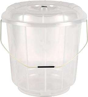 Royalford rf11720 seau en plastique transparent de 25 l avec couvercle en polypropylène et poignée. Ne cherchez plus ailleurs, DIAYTAR COTE D'IVOIRE  vous offre le meilleur choix de produits discount en ligne. Avec notre assortiment varié et nos prix compétitifs, vous trouverez tout ce dont vous avez besoin pour la maison, l'électronique, l'informatique et la mode. Faites des économies tout en faisant des achats intelligents.