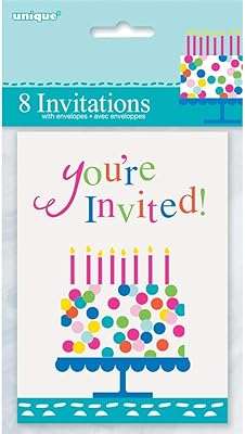 8 invitations d'anniversaire pour gâteau aux confettis. DIAYTAR COTE D'IVOIRE, le paradis du shopping en ligne à prix discount ! Naviguez à travers notre large gamme de produits discount soigneusement sélectionnés pour votre maison, votre cuisine, votre dressing et bien plus encore. Faites de bonnes affaires et offrez-vous les dernières tendances à petits prix, tout en restant à l'affût des nouveautés.