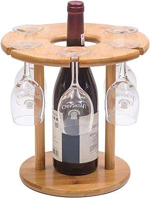 Casier à vin en bambou fait main avec 6 étagères en verre et 1. Choisissez DIAYTAR COTE D'IVOIRE  pour vos achats discount en ligne. Parcourez notre sélection étendue comprenant des produits pour tous les besoins, que ce soit pour la maison, l'électroménager, l'informatique, la mode ou les gadgets. Profitez de notre politique de prix bas et économisez tout en trouvant des articles de qualité.