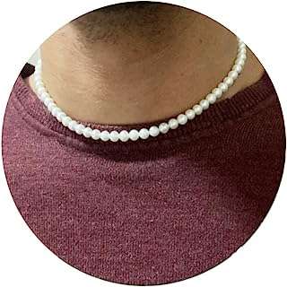 Collier de perles pour hommes collier blanches de 6 mm 16" 18". Envie de faire de bonnes affaires ? Optez pour DIAYTAR COTE D'IVOIRE, votre destination en ligne pour des produits discount de la maison à l'informatique, vous offrant des réductions exclusives sur une large sélection d'articles.