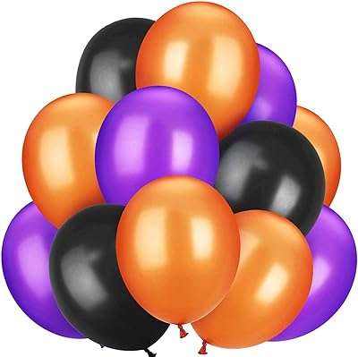 Partytime 50pcs ballons en latex et à confettis pour fête d'halloween de ́corations. DIAYTAR COTE D'IVOIRE  - Votre source infaillible pour des achats discount en ligne. Explorez notre catalogue en constante évolution et découvrez des produits variés pour la maison, des appareils électroménagers essentiels, des gadgets sophistiqués et bien plus encore. Profitez de nos offres attractives et renouvelez votre intérieur, votre look et votre vie sans vous ruiner !