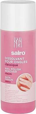 Dissolvant pour vernis à ongles sairo 250 ml. Faites des économies sans compromis chez DIAYTAR COTE D'IVOIRE, votre destination de shopping en ligne pour des produits discount de qualité supérieure, allant des appareils électroniques à la décoration d'intérieur.