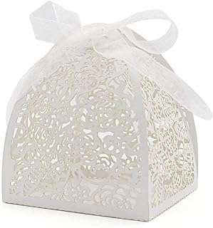 Boîtes à bonbons roses 24" x 24" boîtes blanches découpées au laser avec rubans. DIAYTAR COTE D'IVOIRE  est votre destination en ligne pour trouver une vaste sélection de produits à prix réduits. Que vous recherchiez des articles pour la maison, des appareils électroménagers de qualité, du matériel informatique ou même des accessoires de mode tendance, vous êtes sûr de trouver les meilleures affaires chez nous !