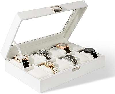 Boîte de montre guka 12 emplacements boîtier en verre véritable avec coussin. Besoin de faire des économies sans sacrifier la qualité ? Ne cherchez pas plus loin que DIAYTAR COTE D'IVOIRE . Notre boutique en ligne généraliste propose des produits discount de premier choix pour la maison, l'électroménager, l'informatique et la mode. Offrez-vous le meilleur au meilleur prix avec DIAYTAR COTE D'IVOIRE .