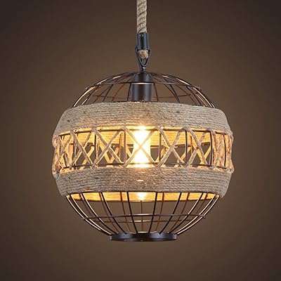 . lampe cage en métal de style campagnard avec corde plafond. DIAYTAR COTE D'IVOIRE, votre solution discount en ligne pour une large gamme de produits. Trouvez tout ce dont vous avez besoin, de la maison à l'électroménager, de l'informatique à la mode et aux gadgets, à des prix imbattables. Naviguez, achetez et économisez avec notre boutique en ligne conviviale et bénéficiez d'une livraison rapide et fiable.