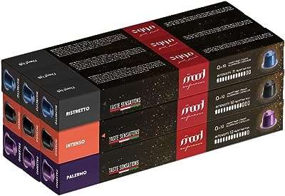 Nespresso palermo boîte en aluminium de 90 capsules intenso ristretto noir. Bienvenue chez DIAYTAR COTE D'IVOIRE, votre guichet unique pour des achats discount en ligne. Parcourez notre catalogue étendu et trouvez des articles variés, allant de l'électroménager pratique à la dernière mode, le tout à des prix imbattables. Profitez de la qualité sans compromis tout en maximisant vos économies chez nous.
