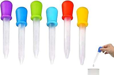 Compte gouttes liquide compte gouttes de 5 ml par elikdon paquet de 6 moules en silicone et plastique. DIAYTAR COTE D'IVOIRE  is your ultimate destination for discount shopping, providing a diverse range of products that cater to your everyday needs. With everything from essential home appliances to state-of-the-art electronics, trendy fashion pieces, and inventive gadgets, our online store offers unbeatable prices without compromising on quality.