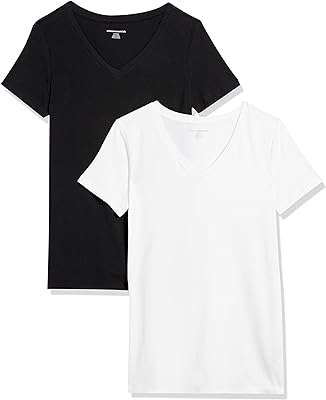 T shirts classiques à manches courtes et col en v amazon essentials pour femmes. DIAYTAR COTE D'IVOIRE  - La boutique en ligne qui rend le shopping abordable! Découvrez notre sélection de produits discount, comprenant des équipements informatiques, des appareils électroménagers, des vêtements tendance et bien plus encore, tous à des prix défiant toute concurrence.