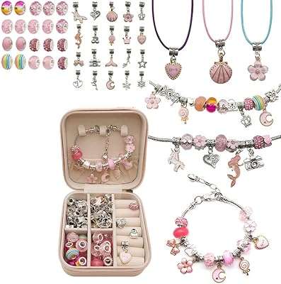 Kit de fabrication de bracelets à breloques en plastique pour filles. DIAYTAR COTE D'IVOIRE, votre carrefour en ligne pour des affaires incroyables ! Préparez-vous à être émerveillé par notre vaste gamme de produits discount, allant de l'équipement domestique à l'électroménager, en passant par l'informatique, la mode tendance et les gadgets à prix réduits.