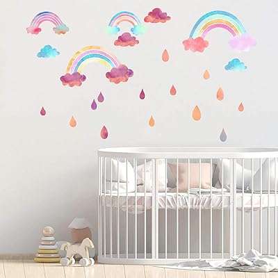 Stickers muraux créatifs à l'aquarelle pour chambre d'enfants autocollants lasola décoller et coller. DIAYTAR COTE D'IVOIRE  vous offre des produits discount exceptionnels, sans compromis sur la qualité. Parcourez notre sélection variée comprenant des appareils électroménagers fiables, des gadgets innovants et des tendances mode à des prix défiant toute concurrence.