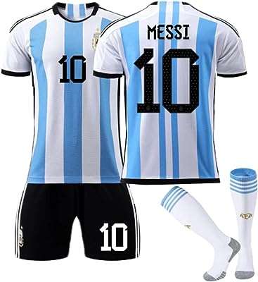 Ensemble de maillot de football vokatin pour enfants messi garçons vêtements sport. DIAYTAR COTE D'IVOIRE  - optimisez votre budget sans sacrifier la qualité ! Découvrez notre sélection discount allant des articles de mode aux équipements électroménagers, pour des économies garanties.