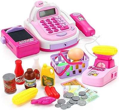 Caisse enregistreuse rose jouet d'apprentissage et de jeu shopping pour enfants avec microphone. When it comes to finding discounted products, DIAYTAR COTE D'IVOIRE  is the name you can trust. Explore our wide range of household essentials, electronics, fashionable attire, and cutting-edge gadgets, all at prices that make shopping guilt-free. Experience ultimate savings without compromising on style or functionality.