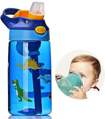 Bouteille d'eau pour enfants au design mignon avec paille en plastique durable et étanche. Achetez malin sur DIAYTAR COTE D'IVOIRE  ! Notre boutique en ligne généraliste propose une large gamme de produits discount allant des articles pour la maison, à la mode en passant par l'électroménager et l'informatique. Profitez de nos offres imbattables et faites des économies dès aujourd'hui !