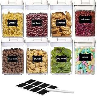 Unite lot de 8 boîtes de conservation hermétiques pour aliments contenants à céréales en plastique. DIAYTAR COTE D'IVOIRE, la référence en ligne pour des produits discount qui ne déçoivent pas. Parcourez notre vaste assortiment d'articles pour la maison, l'électroménager, l'informatique, la mode et les gadgets à des prix abordables. Trouvez tout ce dont vous avez besoin et économisez sans sacrifier la qualité grâce à notre boutique en ligne conviviale et sécurisée.
