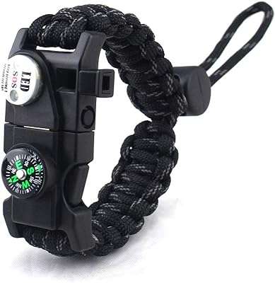 Bracelet de camping led multifonctionnel d'extérieur 7 en 1 sifflet sifflet grattoir boussole équipement. Découvrez DIAYTAR COTE D'IVOIRE, la boutique en ligne qui vous propose une large gamme de produits discount, de l'électroménager à la mode en passant par l'informatique. Bénéficiez de prix avantageux et d'une expérience de shopping en ligne pratique et économique.