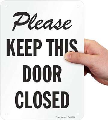 Panneau en plastique smartsign légende veuillez garder cette porte fermée 3 4". DIAYTAR COTE D'IVOIRE  - Votre source infaillible pour des achats discount en ligne. Explorez notre catalogue en constante évolution et découvrez des produits variés pour la maison, des appareils électroménagers essentiels, des gadgets sophistiqués et bien plus encore. Profitez de nos offres attractives et renouvelez votre intérieur, votre look et votre vie sans vous ruiner !