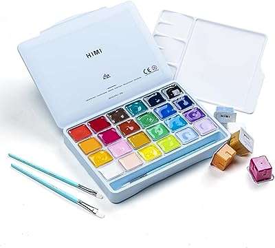 Ensemble de peinture gouache hemi avec 3 pinceaux 24 couleurs 30. DIAYTAR COTE D'IVOIRE  vous propose une expérience de shopping en ligne à petit budget sans compromettre la qualité. Découvrez notre sélection diversifiée de produits discount, allant de l'informatique aux gadgets branchés, en passant par les articles pour la maison et bien plus encore. Faites des économies intelligentes et restez dans la tendance avec DIAYTAR COTE D'IVOIRE .
