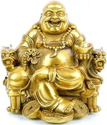 Fengshui chance et bonheur dieu de la richesse statue de bouddha riant sur chaise. Découvrez DIAYTAR COTE D'IVOIRE, votre partenaire en ligne pour des achats malins et économiques. Parcourez notre sélection discount de produits pour la maison, l'électroménager, l'informatique, la mode et les gadgets et trouvez les meilleures offres du marché. Profitez de la qualité à prix réduit dès aujourd'hui, grâce à notre boutique en ligne pratique et facile à utiliser.