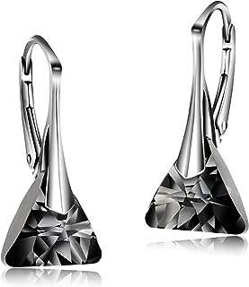 Boucles d'oreilles pendantes chic bijoux pour femme avec levier argent sterling 925 et cristaux. Besoin de produits discount ? DIAYTAR COTE D'IVOIRE  est là pour vous ! Parcourez notre large éventail de produits allant des articles de maison aux gadgets dernier cri, et réalisez des économies sur chaque achat. Alors n'attendez plus, faites confiance à notre expertise pour vous offrir le meilleur au prix le plus bas !