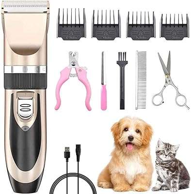 Ensemble de toiletteur pour animaux de compagnie b1 kit de toilettage électrique sans fil rechargeable par usb. À la recherche des dernières technologies sans vous ruiner ? DIAYTAR COTE D'IVOIRE  est votre partenaire incontournable pour tous vos achats informatiques en ligne. Des ordinateurs portables aux tablettes en passant par les accessoires high-tech, nous vous offrons un rapport qualité-prix imbattable. Restez connecté avec nos offres exceptionnelles et boostez votre productivité à moindre coût !