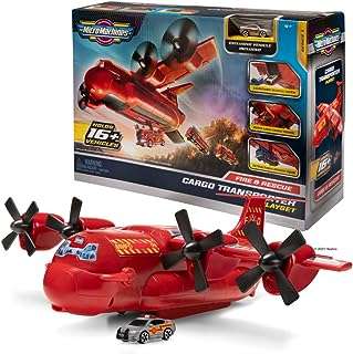 Micro machines bomberos mmw0080 avion de transport d'incendie et de sauvetage comprend une trappe. Faites un bond dans le monde des bonnes affaires avec DIAYTAR COTE D'IVOIRE  ! Découvrez notre boutique en ligne généraliste où vous trouverez tout ce dont vous avez besoin, de la maison à l'électroménager, de l'informatique à la mode, et même les derniers gadgets. Ne sacrifiez pas votre budget pour vous faire plaisir, optez pour nos produits discount de qualité.