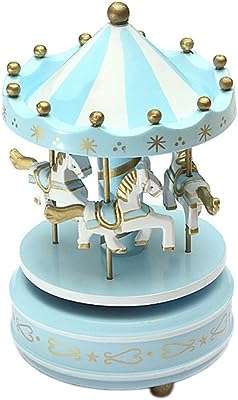 Boîte à musique carrousel en bois vintage design amusant cadeau d'anniversaire de noël pour enfants. À la recherche de bons plans et de prix irrésistibles ? DIAYTAR COTE D'IVOIRE  est votre destination ultime ! Explorez notre boutique en ligne généraliste où vous trouverez une large gamme de produits discount, couvrant tous vos besoins. Achetez l'électroménager dont vous avez besoin, renouvelez votre garde-robe ou succombez aux derniers gadgets sans vous ruiner.