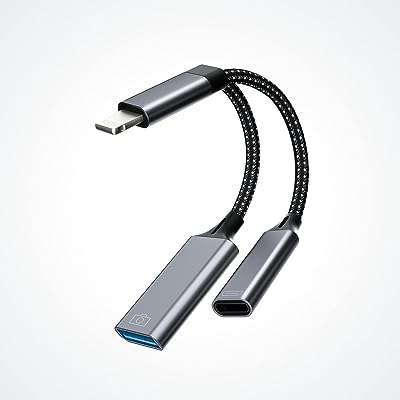Câble de chargeur séparateur otg pour iphone lightning dongle mâle vers. DIAYTAR COTE D'IVOIRE  : votre destination en ligne pour des achats discount en toute facilité. Explorez notre vaste sélection de produits comprenant des articles pour la maison, des appareils électroniques, des vêtements à la mode et bien plus encore. Profitez des meilleurs prix et faites de bonnes affaires chez DIAYTAR COTE D'IVOIRE  !