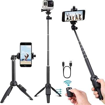 Perche à selfie tecom de 45 62 pouces trépied extensible avec support. Découvrez DIAYTAR COTE D'IVOIRE, votre nouveau repère en ligne pour des achats malins à prix réduit. Parcourez notre catalogue diversifié de produits discount, allant de l'électroménager à l'informatique, en passant par la mode et les gadgets. Obtenez les meilleures offres sans sacrifier la qualité, le tout dans le confort de votre foyer.