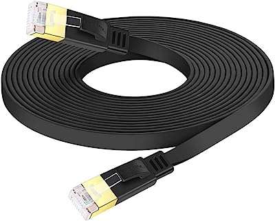 Câble ethernet cat7 lan plat haut débit avec connecteur rj45 cordon de brassage. Faites des économies considérables sur vos achats en ligne chez DIAYTAR COTE D'IVOIRE  ! Notre boutique en ligne généraliste offre une variété impressionnante de produits, allant de l'informatique à la mode aux gadgets tendance. Explorez nos offres attractives sur une myriade d'articles, garantissant des prix imbattables sans compromettre la qualité. Ne manquez pas nos offres promotionnelles régulières et simplifiez vos achats avec une livraison rapide et sécurisée !
