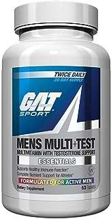 Support multivitaminé premium gat sport pour hommes (60 comprimés 30 portions)