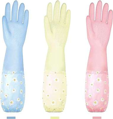 3 paires de gants de vaisselle en latex réutilisables antidérapants jardinage de cuisine imperméables pour la maison. Découvrez DIAYTAR COTE D'IVOIRE, votre nouvelle destination pour des achats discount en ligne. Parcourez notre large assortiment de produits allant des articles pour la maison aux appareils électroniques, en passant par la mode et les gadgets, et bénéficiez de réductions incroyables. Ne cherchez plus ailleurs, nous avons tout ce qu'il vous faut à des prix compétitifs.